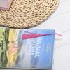 30 Pcs Clear Acrylic Craft Bookmark with Tassels for DIY Sublimation Projects
