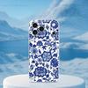 Blue White Porcelain Pattern Phone Case For iPhone 16,15,14,13,12,11,17 Pro,Max,Plus,X,XS,XR,SE,Mini Transparent Soft Cover