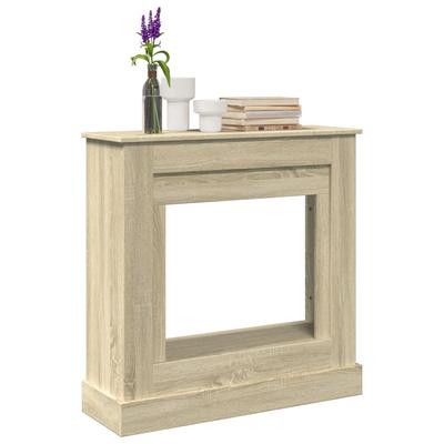 vidaXL Kaminumrandung Sonoma-Eiche 90x30x90 Cm Holzwerkstoff