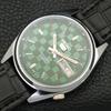 AUTOMATIC VINTAGE REFURBISHED SEIKO 5 JAPAN MENS GREEN DIAL WATCH a440457-4 Sk-a440457