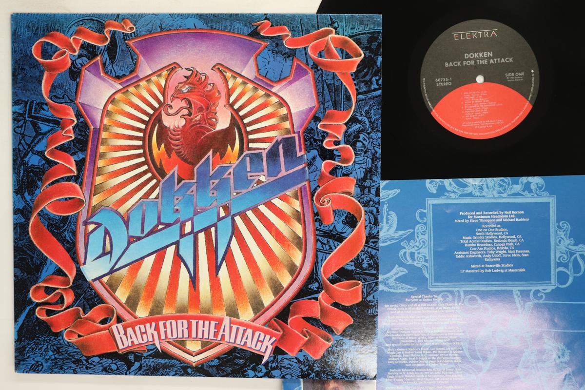 LP Record DOKKEN  Back For The Attack 607351 ELEKTRA 1987 US Metal Used