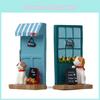 Cute Cartoon Puppy Shop Billboard Scene Model With Resin Craft For Party Graduation And Celebration Gift