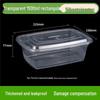 Disposable Rectangular Plastic Food Container