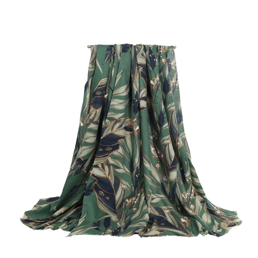 Women Winter Elegant Knitted Scarf Headscarf Casual Retro Print Soft Warm Scarve Lady Mujer Foulard Bandana Long Wrap Shawl New