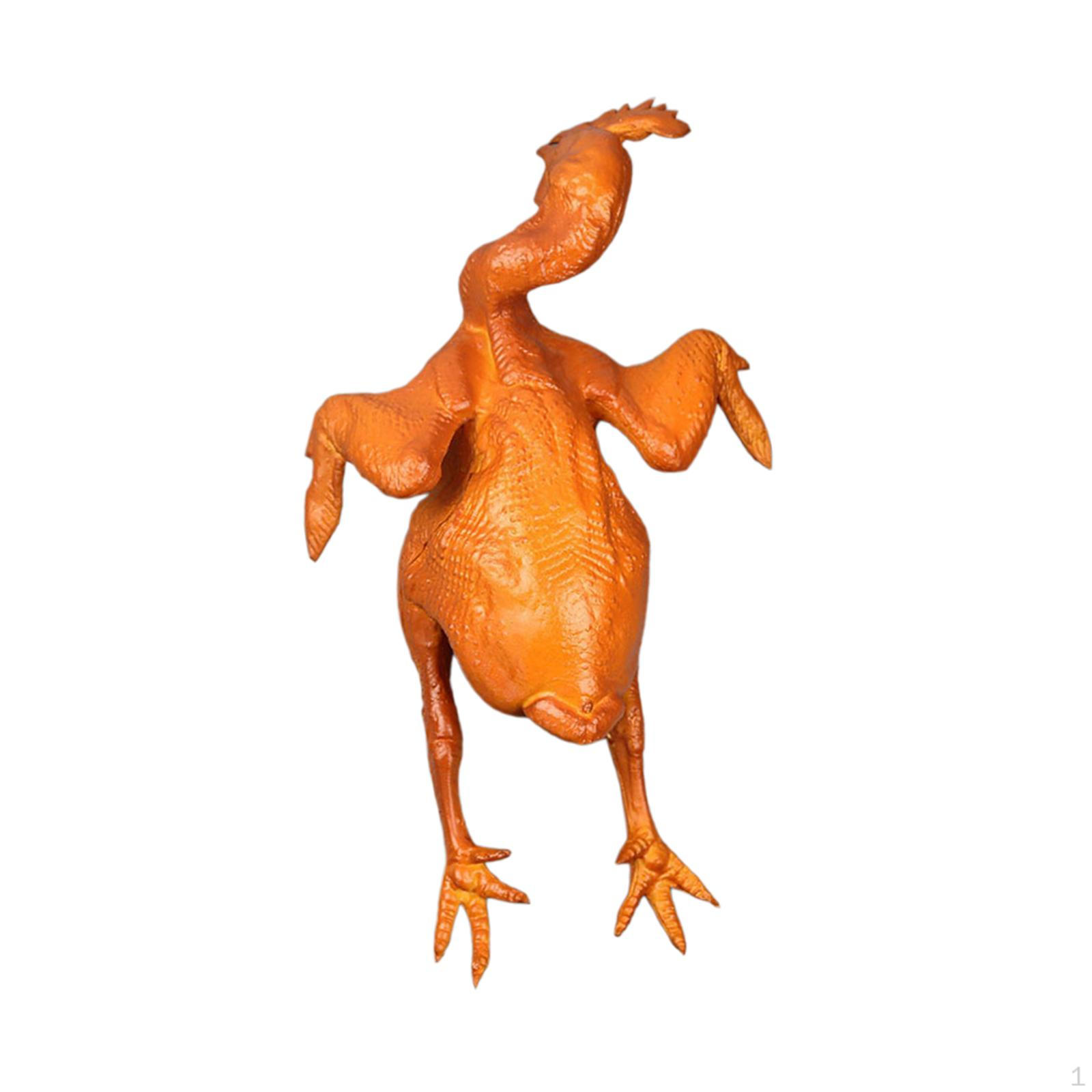 

Модель жареной курицы, поддельная еда, опора для декора столовой, вечеринки в честь Дня благодарения коричневый