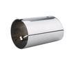 1 Pair of Car Exhaust Tail Pipes Muffler Tips Replacement 67mm