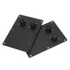 2Pcs Speaker Cabinet Jack Plate Double Cannon 6 Inch‑18 Inch Stage Audio Wiring Board