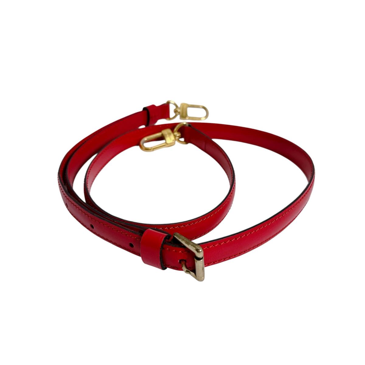 

LOUIS VUITTON Variable Epi Bag Accessories Shoulder strap Calfskin Red unisex Used