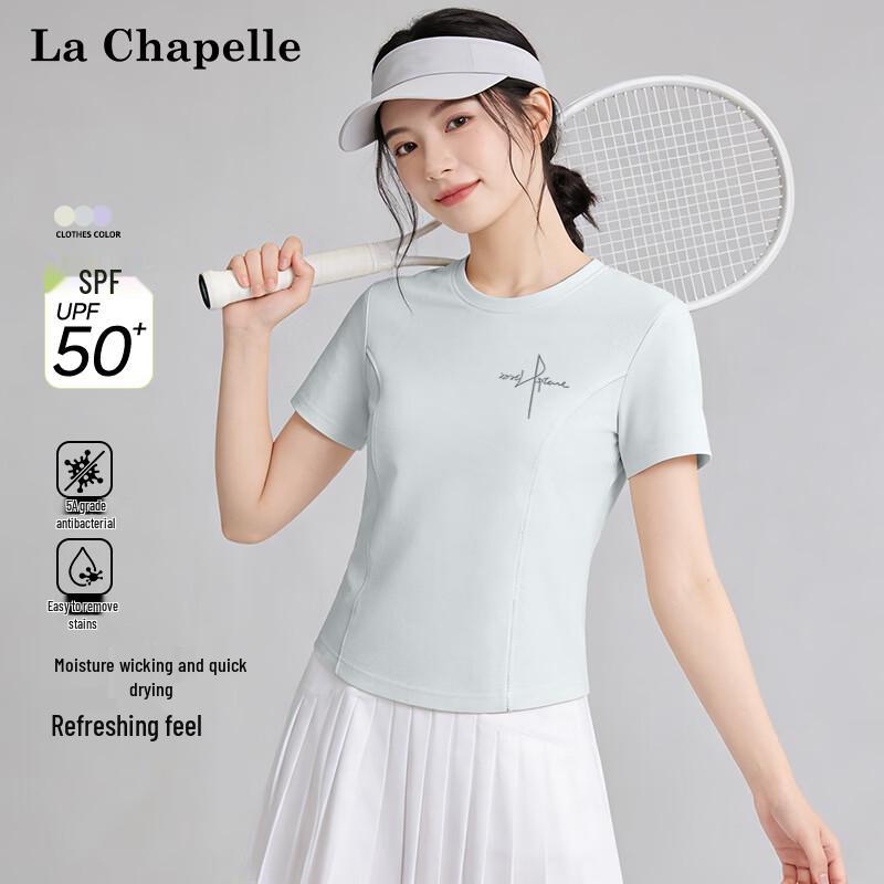 La Chapelle Women s Stylish Quick-Dry UV Protection Short Sleeve T-Shirt 2XL