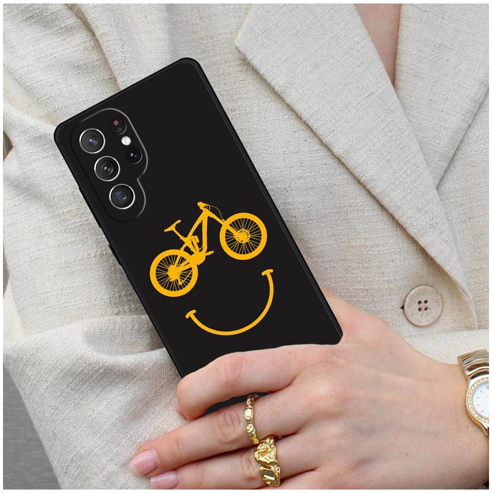 Custodia per Cellulare Bici Mountain Bike MTB per Samsung Galaxy S26 Ultra S25 S24 S23 S22 S21 S20 Note10 Cover