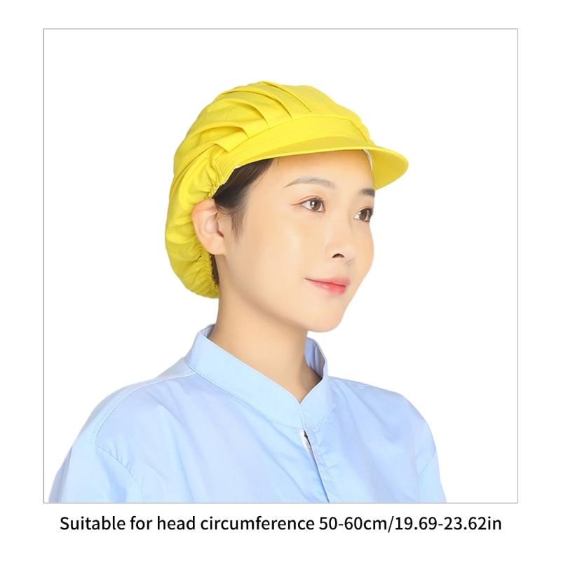 Restaurant Hotel Kitchen Bakery Cooking Cap Unisex Catering Work Hat Dust Proof