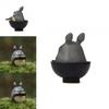 Cute Cartoon Tea Drinking Totoro Mini Model For Garden Decor And Plant Arrangements