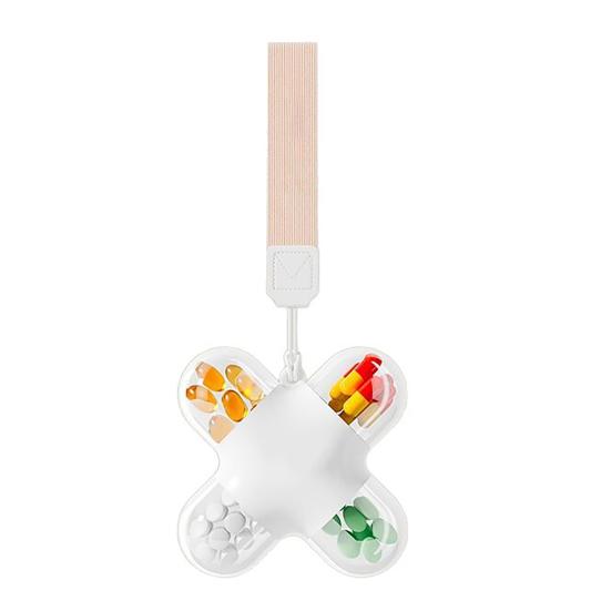 

Pill Box Daily Organizer with Independent Compartments Pill Case for Breakfast Lunch Dinner And Bedtime