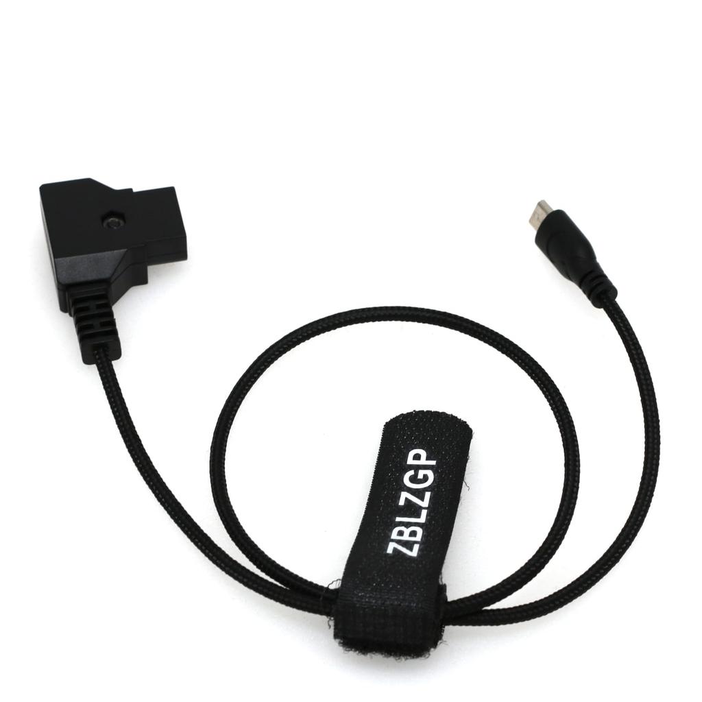 ZBLZGP USB C Type C Micro for Power Camera (Straight USB) Phones, Tablets, Devices, D-Tap Cable,