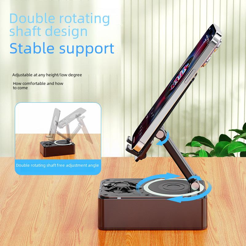 3-in-1 Lautsprecher & Powerbank: Faltbarer Handy-Ständer für kreative Geschenke