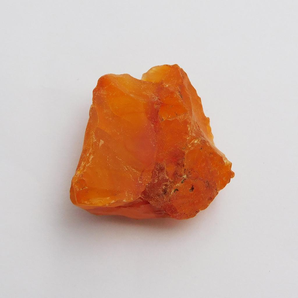 Huge Size 46 Ct NATURAL Sapphire ROUGH Uncut CERTIFIED Orange Loose Gemstone