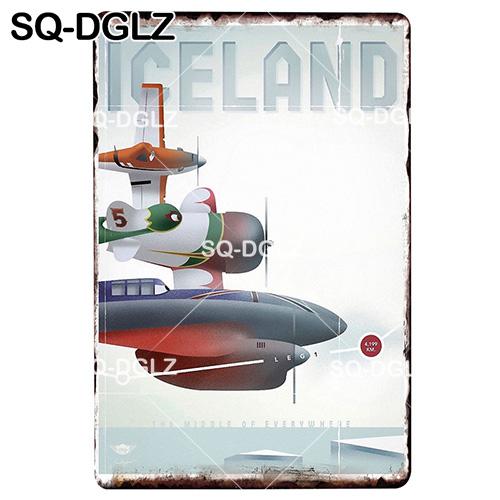 [SQ-DGLZ] COLOMBIA Metal Sign Vintage Tin Sign Retro Wall Decor for Home Plaque Metal Poster Pub Bar Decor Art Painting