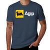 Agip Engine Oils Car Tshirt Art Pattern Printed Casual Top Tshirt