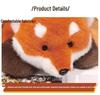 Raccoon, Fox, and Panda Plush Toy Zoo Set - Cute Cushion Gift for Parent-Child Bonding