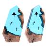 LED Ocean Night Light 13 Inch Epoxy Resin Wooden Deep Sea Cave Diving Desktop Ornament Lamp for