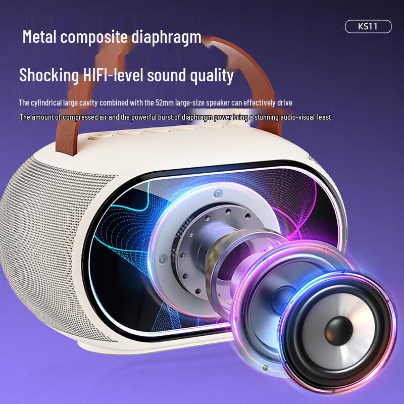 Newmine KS11 Portable K-Song Bluetooth Speaker CN plug (adapter included)