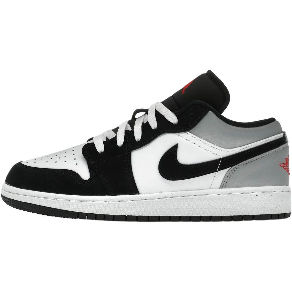 New Jordan Air Jordan 1 Anti Slip Wear Resistant Low Top Children's Basketball Shoes Black White Unisex HF3188-106
