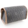 Dior Honeycomb Pattern Pouch Novelty Brown PVC Unisex Used