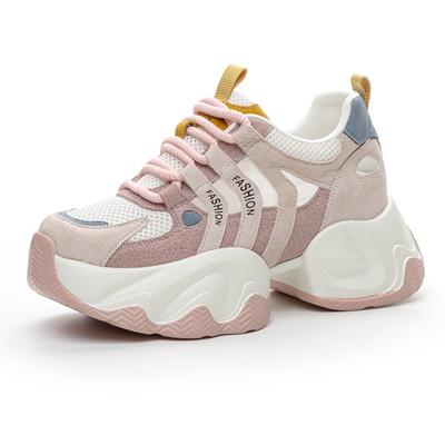 Damen Sneaker Damen Tennis Damen Sneaker Zapatillas De Mujer Schuhe Damen Plattformhöhe erhöhende Sportschuhe