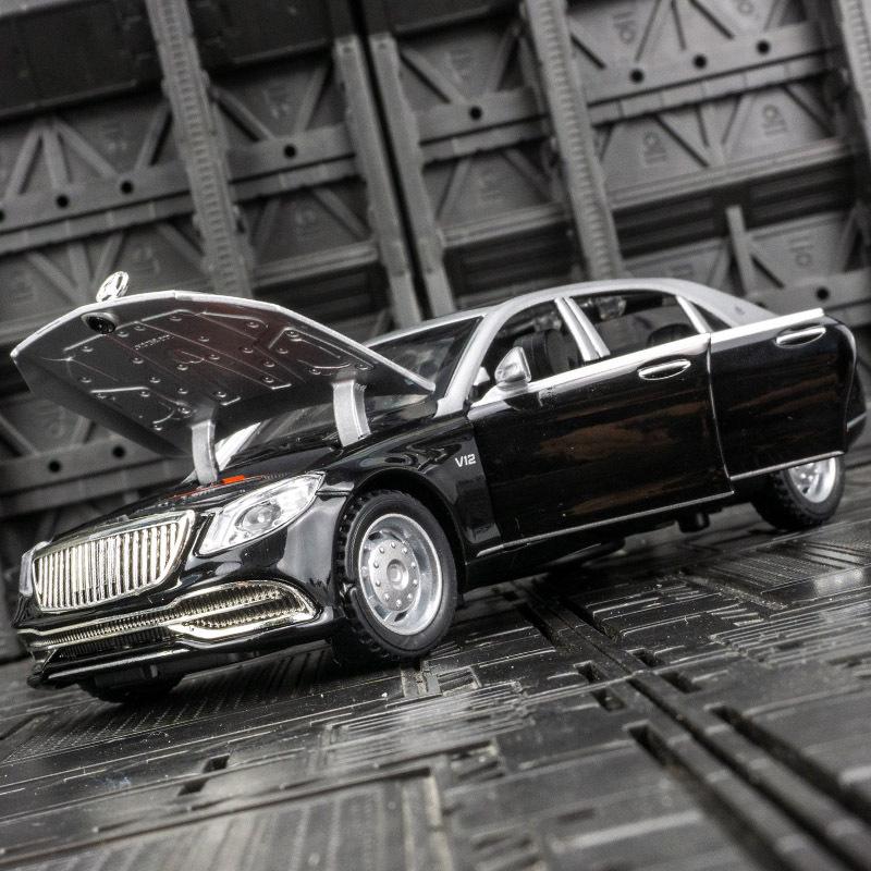 Jiaye VB32683 Big Ben Maybach S650 Alloy Model S-Class Sedan Pull-Back Toy Car