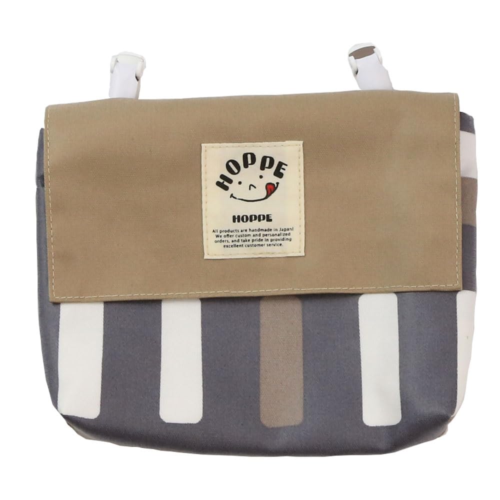 HOPPE Gray Block Travel Waist Smartphone Perfect for Elementary and Made in Japan Pocket, Pouch, Pocket, School, School, Kids,