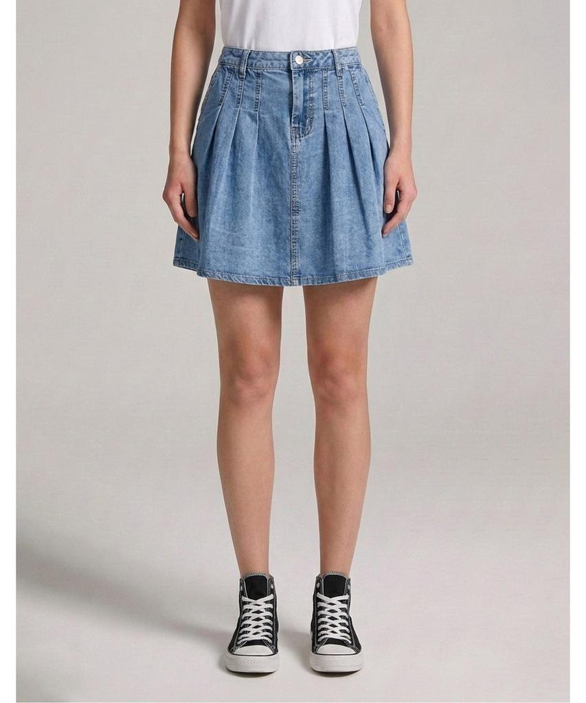 VANAKE Washed Denim Skirt_Vb35Dku204Z