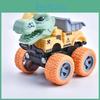 Dinosaur Inertia Excavator Dump Truck Mixer Truck Tank Off Road Vehicle Toy For Toddlers