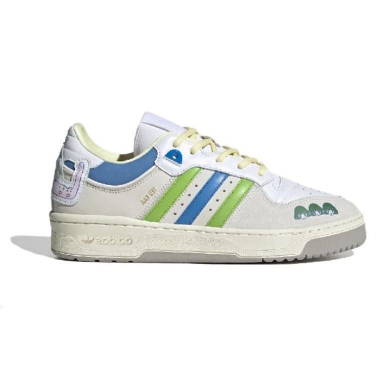 Adidas Originals Yeo Kaa X  Rivalry 86 Low Comfortable Versatile Non-Slip Lightweight Low-Top Sneakers Women Sneakers White IE7336