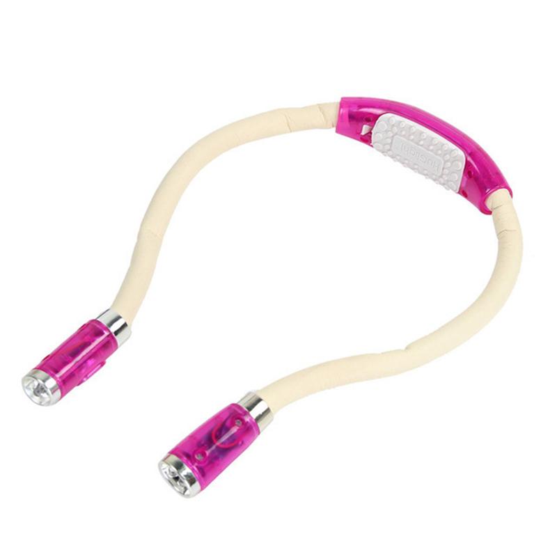 Flexible Handsfree LED Neck Light Book Reading Lamp Night Flashlight Camping Light Led Neck Reading Light Creative Work Lights
