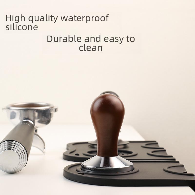 Rutschfeste Kaffee-Stampfermatte aus Silikon