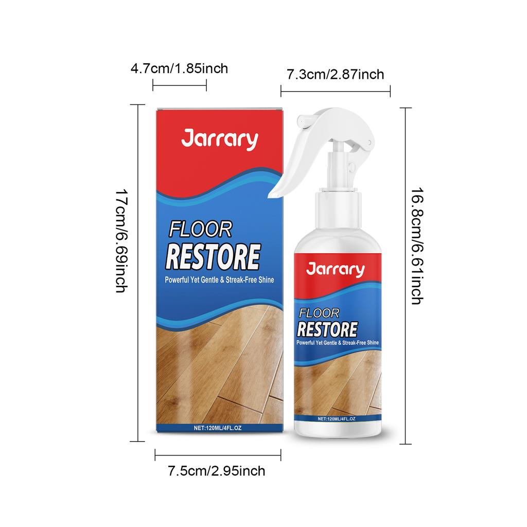 Jarrary Floor Care Agent Plant Fragrance Cleaning Repair Waterproof Mildew Resistant Solid Wood Composite Flooring Universal