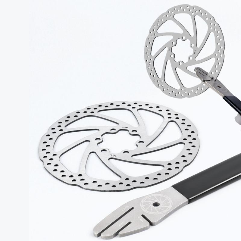 Precise Brake Pad Adjustment Device Cycling Disc Brake Corrections Wrenches for Easy Handling and Durability