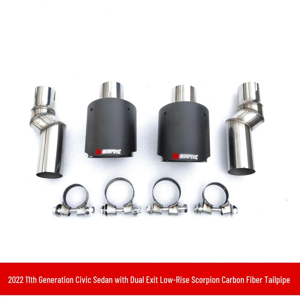 Rear Lip, Rear Bumper, Side Skirts, Rear Wing, and Front Splitter for 2022 11th Gen Civic Sedan (Action Edition).