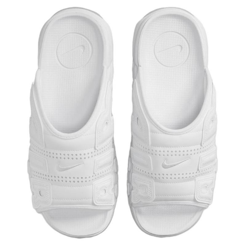 Nike Air More Uptempo Slides 'Triple White' Vintage Basketball FD9883-101