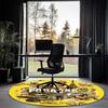 Tadej Pogacar Printed Round Rug Carpet Chair Rug Area Rug Entryway Doormats,for Office Chair Living Room Bedroom Kitchen Room.