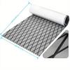 2400*600mm EVA Foam Marine Anti-skid Floor Sheet EVA Yacht Deck Pad Self-Adhesive Sheet Motorboat Kayak Jet Ski Garden Swimming