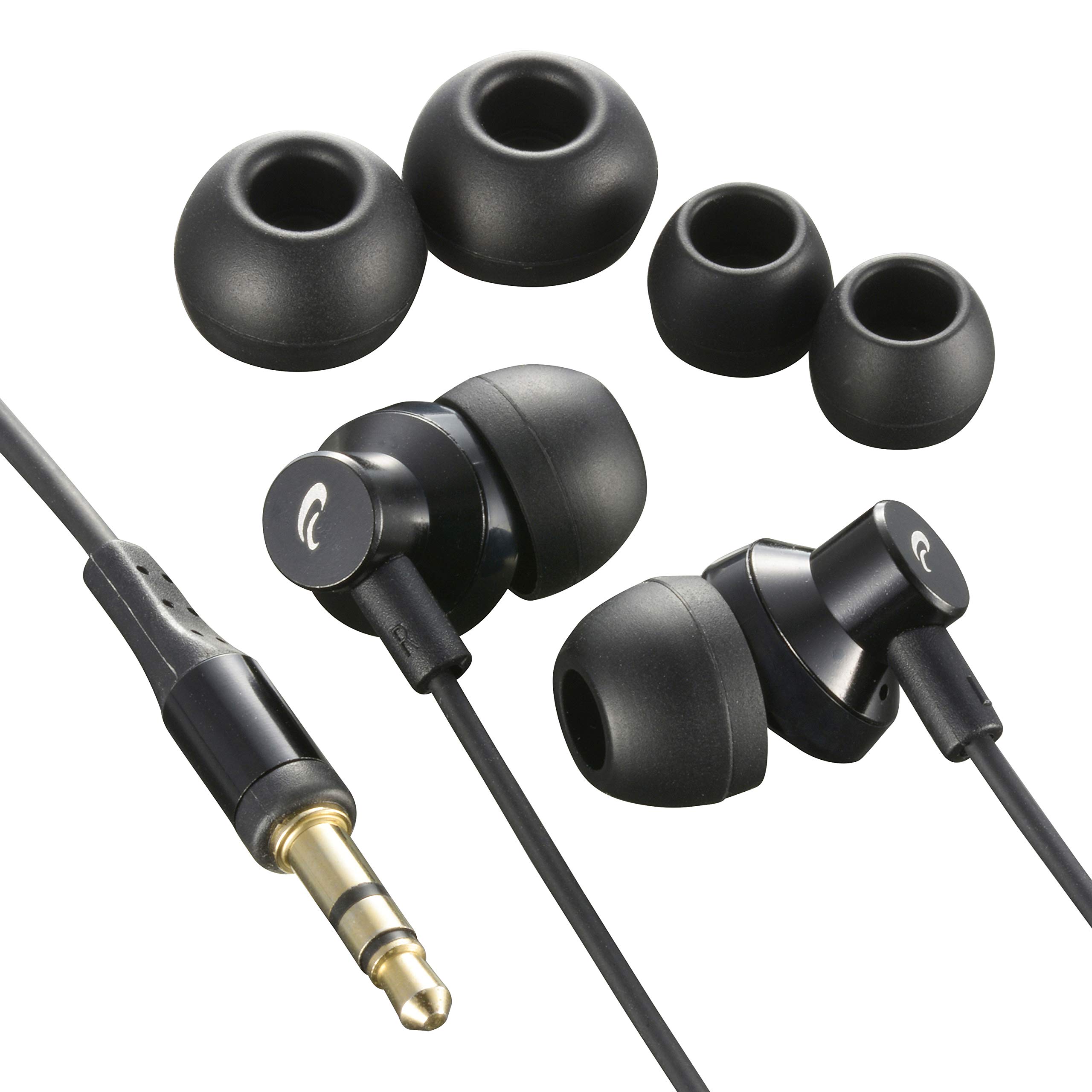 

Ohm Electric AudioComm Stereo Inner Phone Black OHM HP-B170N-K 03-2392 чёрный