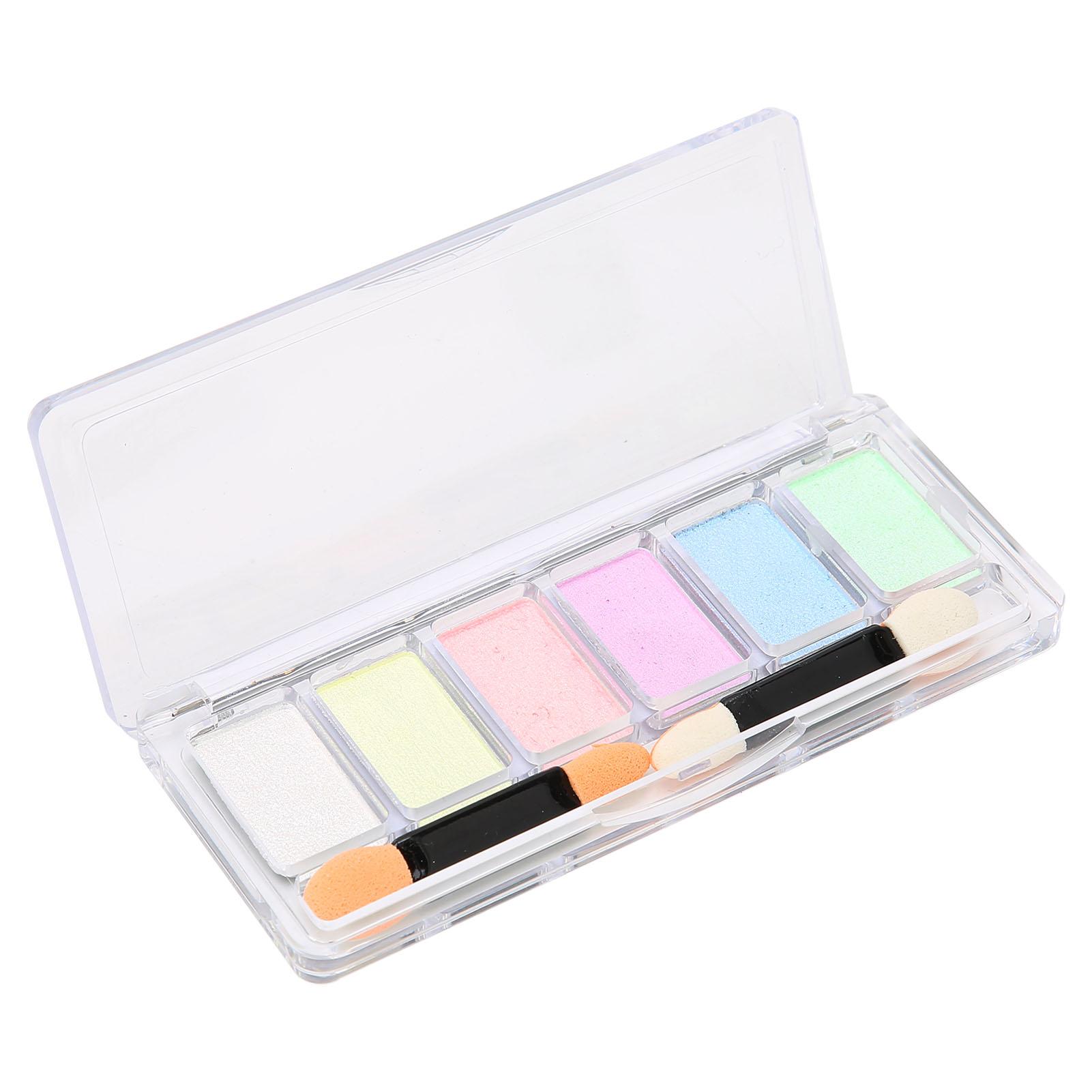 

Зеркальная пудра для ногтей 6 цветов для нейл-арта, блестящая пигментная пудра, украшения для маникюра Polar Lights