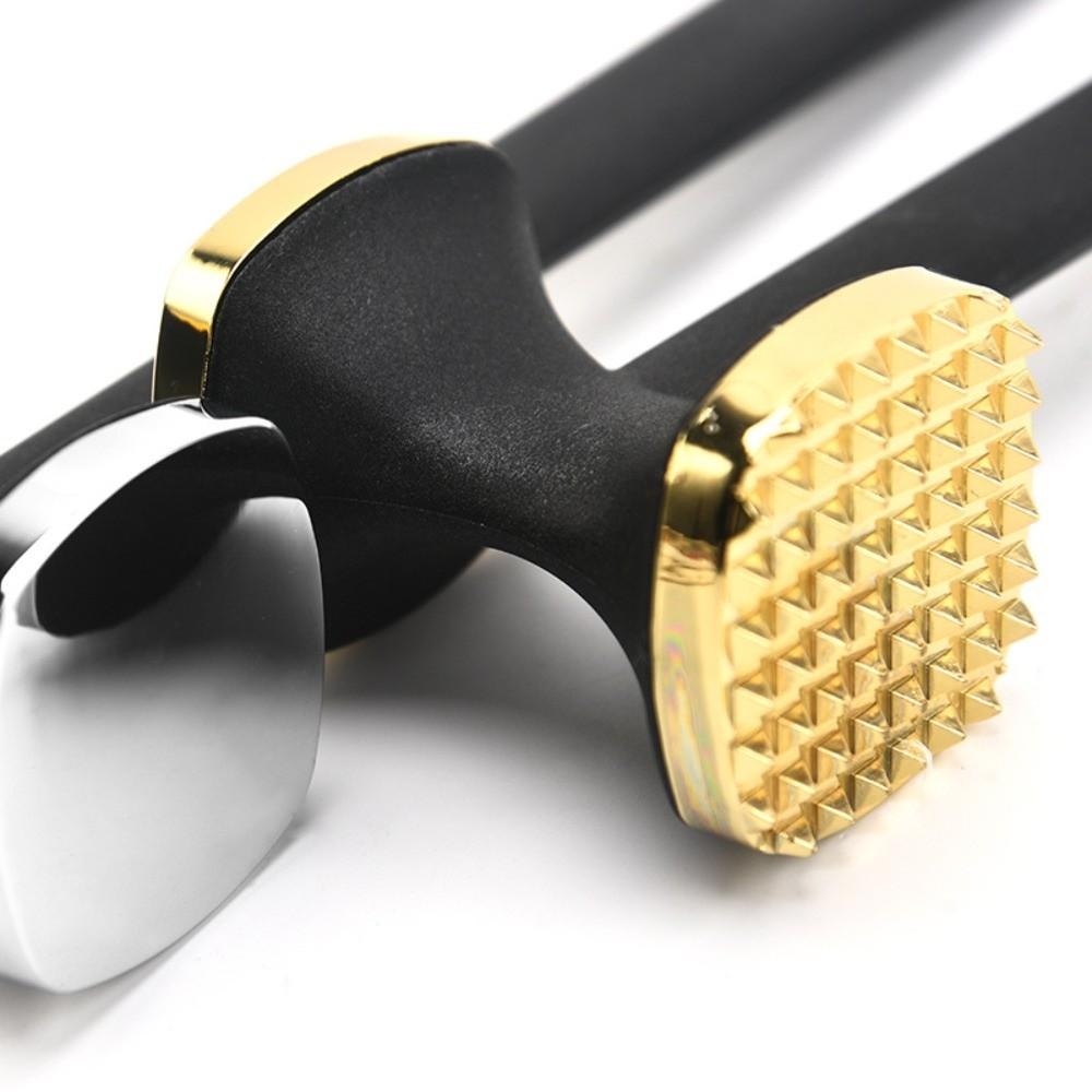 Heavy Duty Steak Meat Hammer Rubber Grip Beef Hammer New Meat Tenderizer Hammer Cooking
