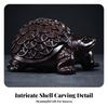 Feng Shui Prosperity Turtle Ornament Tabletop Carved Statue Wealth Decor