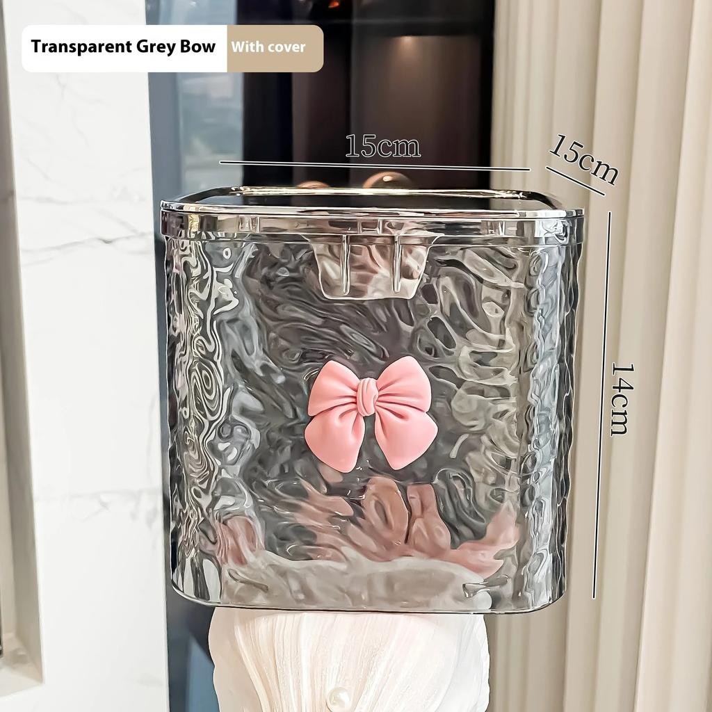 Organizer na akcesoria do włosów do sypialni, Pudełko do przechowywania, Przezroczysty akrylowy organizer na opaski, kokardy, organizacja wacików kosmetycznych, łazienka