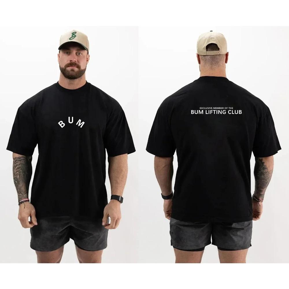 Jogger Summer New Gym Men's T-Shirt Men Vintage Oversized Tshirt CBUM Cotton Sports Fitness T Shirt Running Training T-Shirts