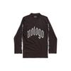 (WMNS) Balenciaga Nologo Long Sleeve T-shirt 'Black Grey' Women's 788244TQVK51200