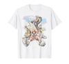 Disney Kingdom Hearts Group Shot Deep Dive Sketch T-Shirt