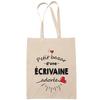 Tote Bag - PLANETEE - Beloved Writer Woman - Cotton - Printed In France - Large Capacity